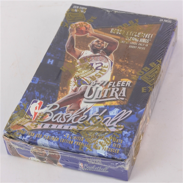 1996-97 Fleer Ultra Series 2 Basketball Trading Cards Unopened Hobby Box w/ 24 Packs