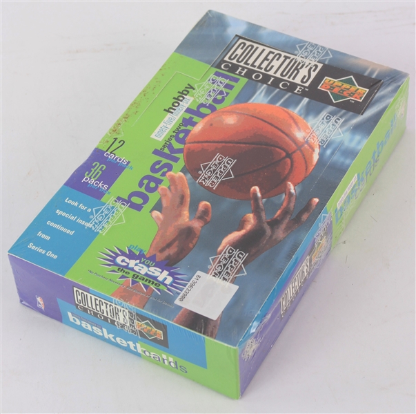 1995-96 Upper Deck Collectors Choice Series Two Basketball Trading Cards Unopened Hobby Box w/ 36 Packs