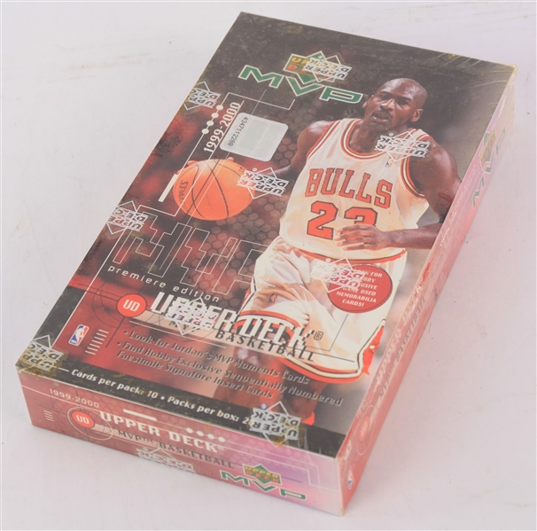 1999-2000 Upper Deck MVP Basketball Trading Cards Unopened Hobby Box w/ 28 Packs