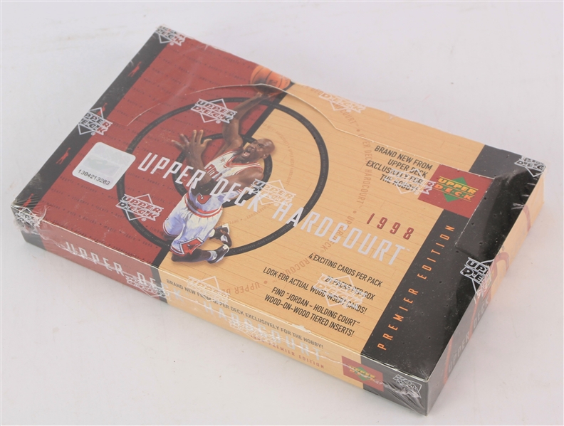1998 Upper Deck Hardcourt Basketball Trading Cards Unopened Hobby Box w/ 20 Packs