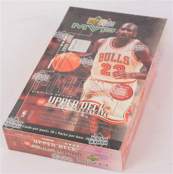 1999-2000 Upper Deck MVP Basketball Trading Cards Unopened Hobby Box w/ 28 Packs