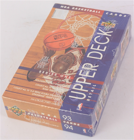 1993-94 Upper Deck Series 1 Basketball Trading Cards Unopened Retail Box w/ 36 Packs