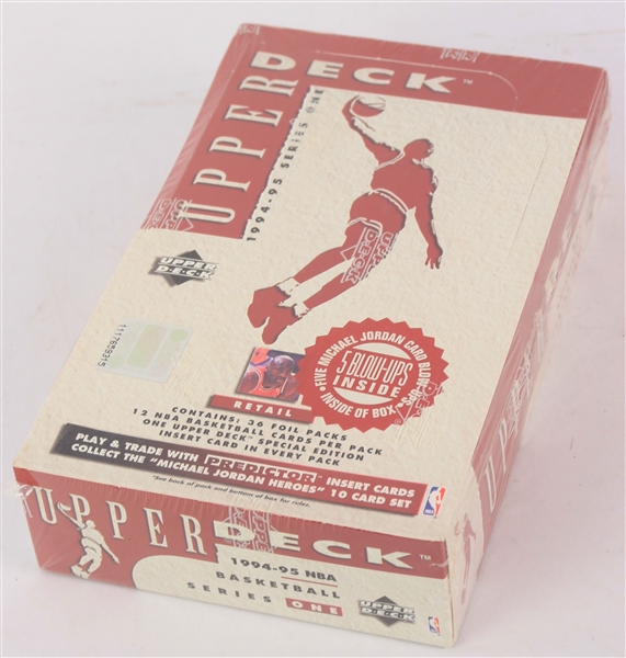 1994-95 Upper Deck Series One Basketball Trading Cards Unopened Retail Box w/ 36 Packs