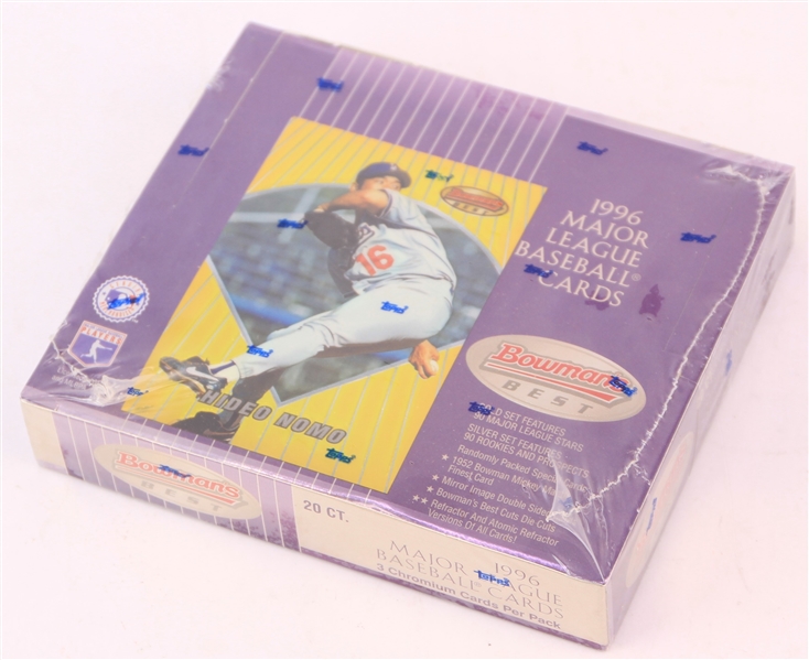 1996 Bowmans Best Baseball Trading Cards Unopened Retail Box w/ 20 Packs