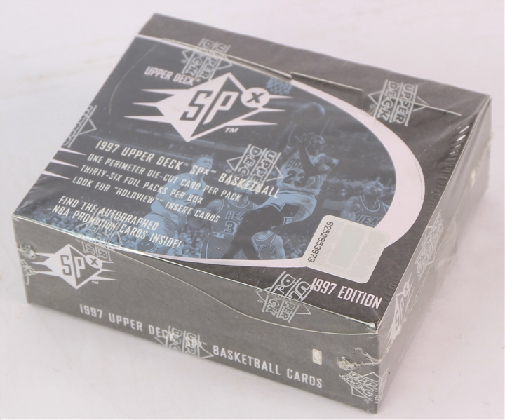 1997 Upper Deck SPX Basketball Trading Cards Unopened Hobby Box w/ 36 Packs