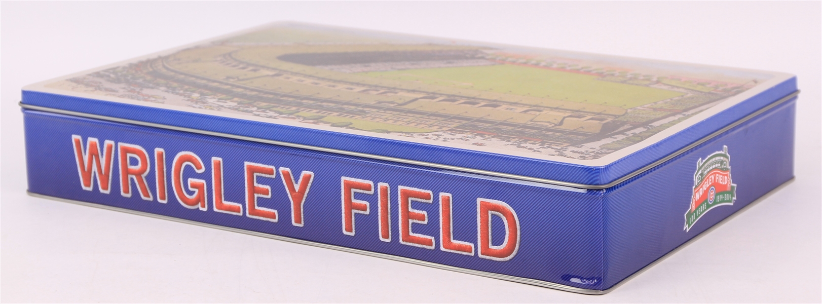 2014 Chicago Cubs Wrigley Field 11.5" x 17" x 3" Tin Box