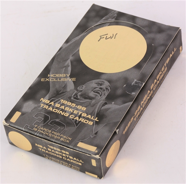 1995-56 SkyBox EXL Basketball Trading Cards Hobby Box w/ 18 Unopened Packs
