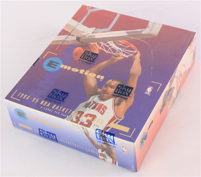 1994-95 SkyBox Emotion Basketball Trading Cards Unopened Hobby Box w/ 36 Packs