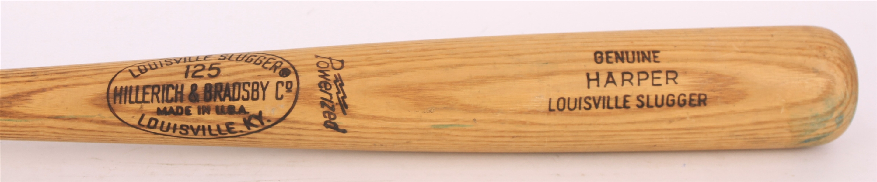 1969-71 Tommy Harper Pilots/Brewers H&B Louisville Slugger Professional Model Game Used Bat (MEARS A8) 