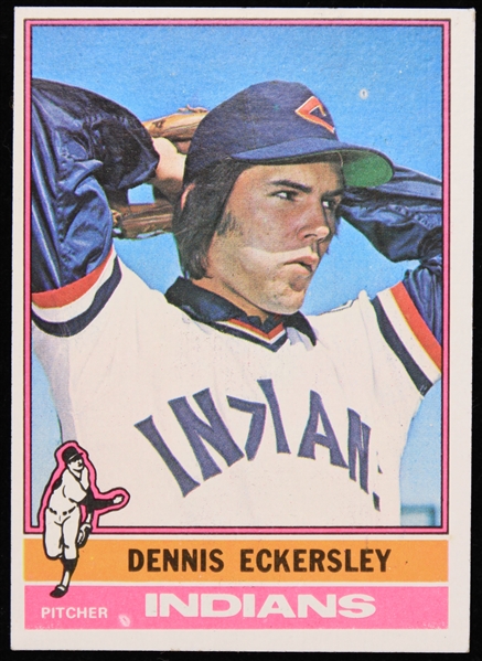 1976 Dennis Eckersley Cleveland Indians Topps #98 Rookie Baseball Trading Card