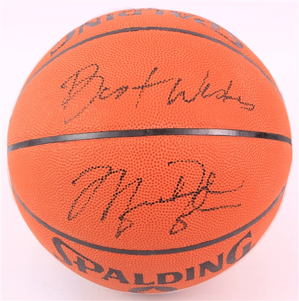 1990s Michael Jordan Chicago Bulls Signed Basketball (JSA)