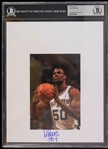 2000s David Robinson San Antonio Spurs Signed 8" x 10" Photo (Beckett Slabbed Authentic)