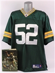 1970s-2000s Green Bay Packers Signed Items - Lot of 2 w/ Bart Starr Hardcover Book & Clay Matthews Jersey (JSA)