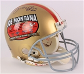 2000 Joe Montana San Francisco 49ers Signed Full Size Hall of Fame Helmet (JSA) 363/2000