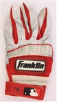 2012 Joey Votto Cincinnati Reds Signed Game Worn Franklin Batting Glove (MEARS LOA & PSA/DNA)