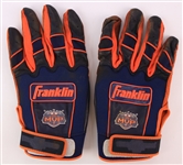 2014 Miguel Cabrera Detroit Tigers Game Worn Franklin Batting Gloves (MEARS LOA)