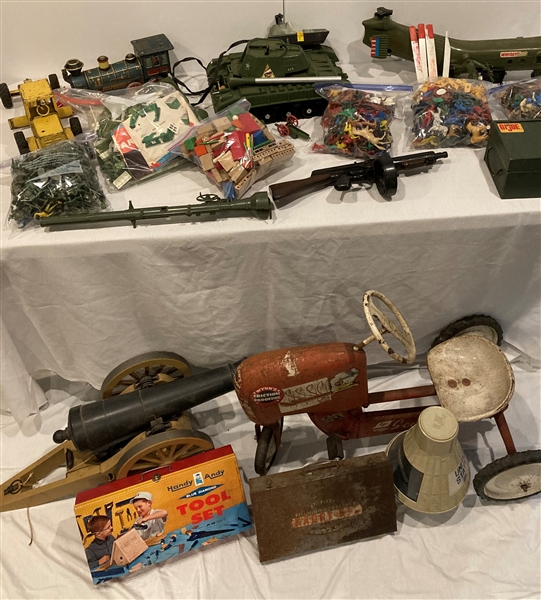 1950s-1980s Classic Toys Including G.I. Joe, Tonka, and more 