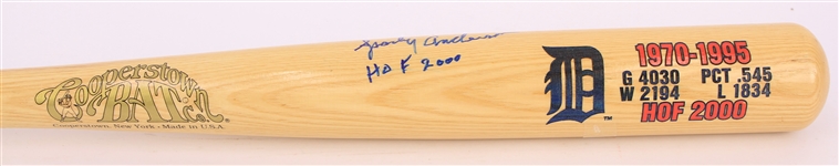 2000 Sparky Anderson Detroit Tigers Signed Cooperstown Collection Hall of Fame Bat (JSA)