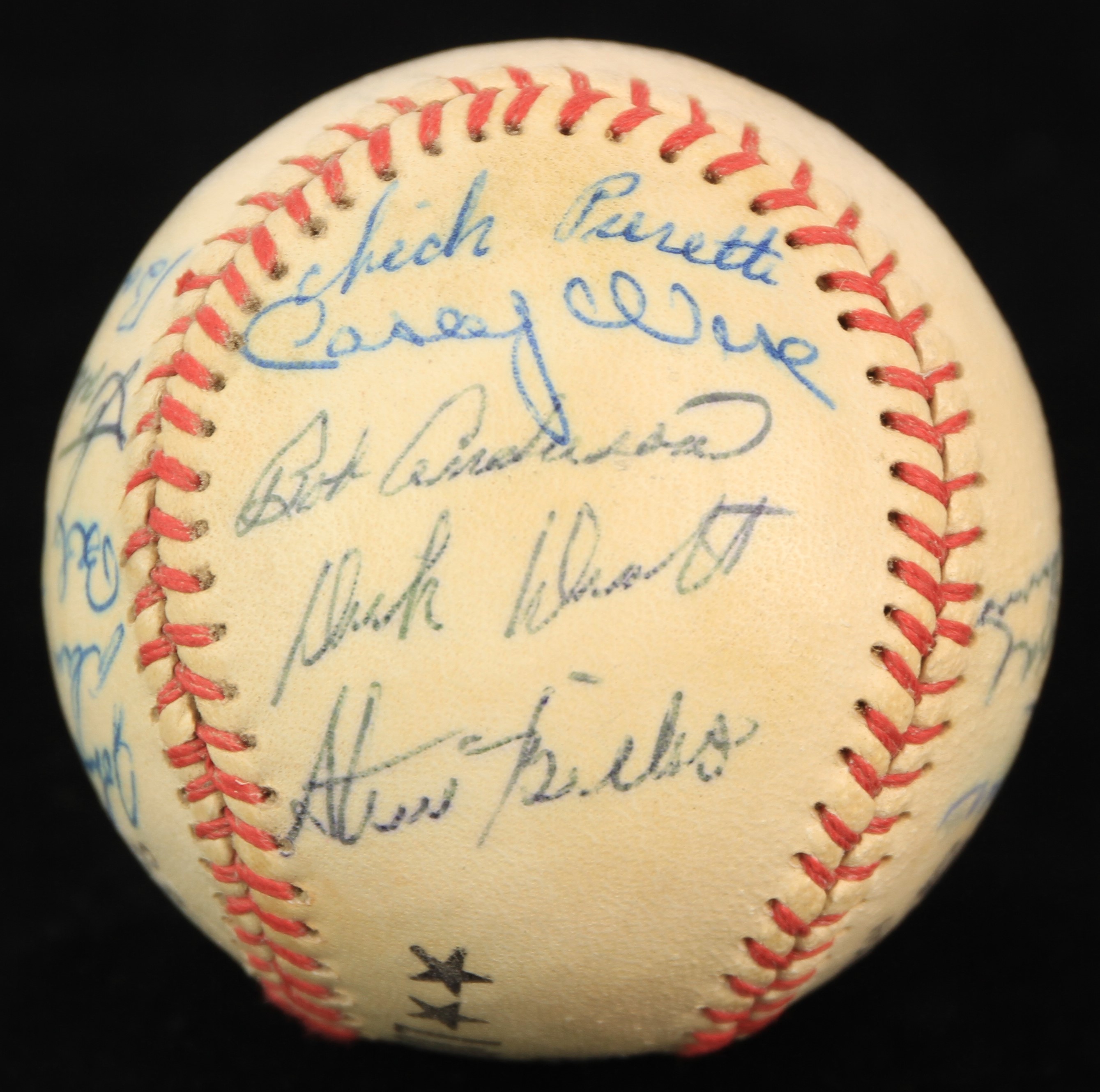 Lot Detail - 1956 Los Angeles Angels PCL Team Signed Baseball w/ 20 ...