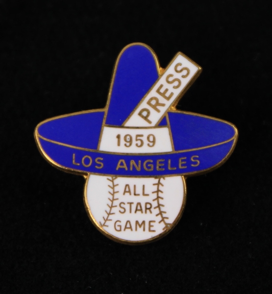 1959 MLB All Star Game Los Angeles County Coliseum 1" Press Pin