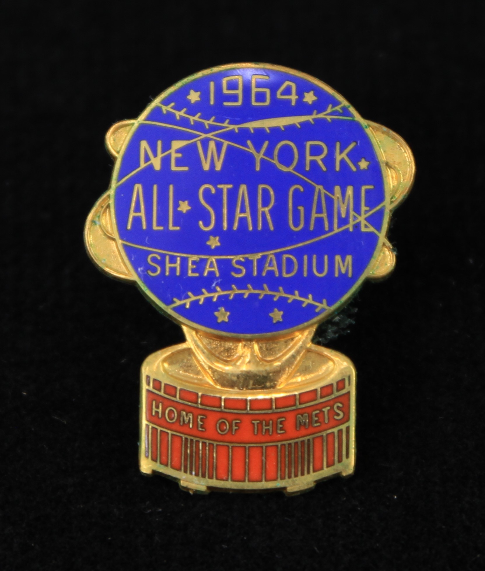 Lot Detail - 1964 MLB All Star Game Shea Stadium 1" Press Pin