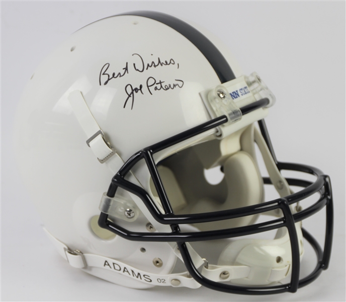 2000s Joe Paterno Penn State Nittany Lions Signed Full Size Helmet (JSA)