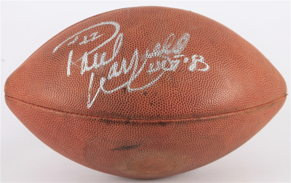 1990s Paul Warfield Cleveland Browns Signed ONFL Tagliabue Football (JSA)