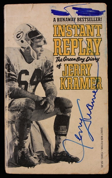 Lot Detail - 1969 Jerry Kramer Green Bay Packers Signed Instant Replay ...