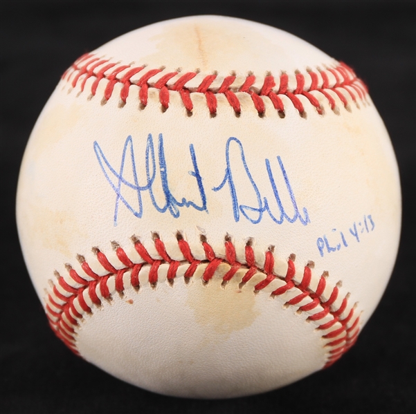 1994 Albert Belle Cleveland Indians Signed 1994 Jacobs Field Inaugural Season Baseball (JSA)