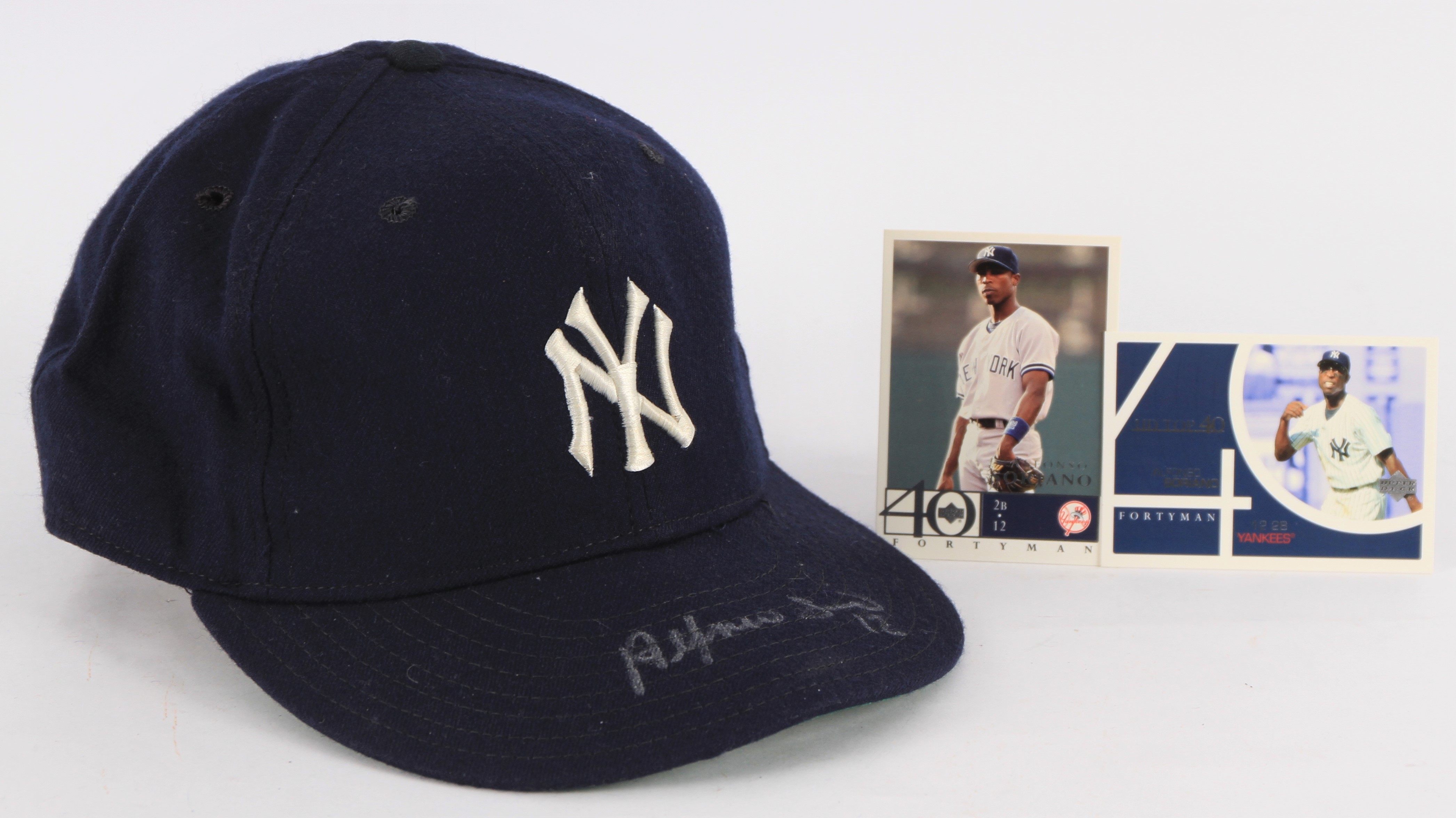 Lot Detail 2000s Alfonso Soriano New York Yankees Signed Cap Jsa 5056