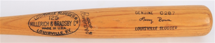 1973-75 Larry Bowa Philadelphia Phillies H&B Louisville Slugger Professional Model Game Used Bat (MEARS LOA)  