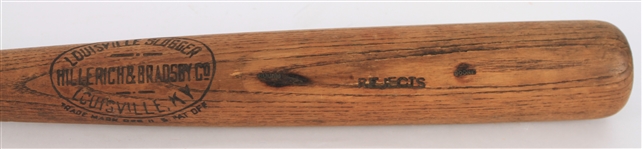 1911-16 H&B Louisville Slugger Professional Model Reject Bat (MEARS LOA)