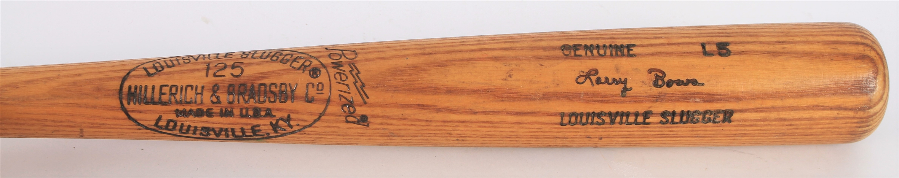 1973-75 Larry Bowa Philadelphia Phillies H&B Louisville Slugger Professional Model Game Used Bat (MEARS LOA)  