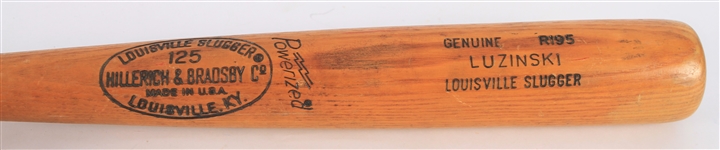 1977-79 Greg Luzinski Philadelphia Phillies H&B Louisville Slugger Professional Model Game Used Bat (MEARS A9)