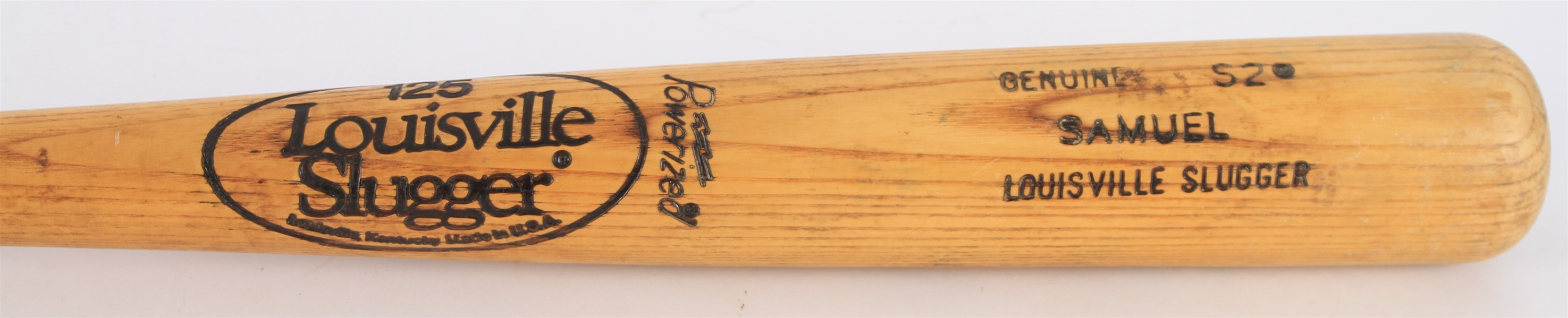 1983-84 Juan Samuel Philadelphia Phillies Louisville Slugger Professional Model Game Used Bat (MEARS LOA)