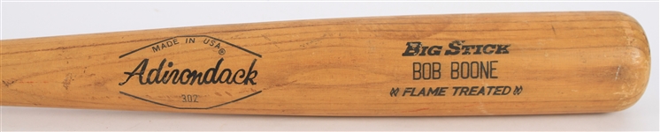 1973-79 Bob Boone Philadelphia Phillies Adirondack Professional Model Game Used Bat (MEARS LOA)