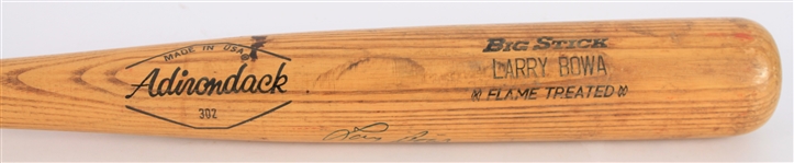 1970s Larry Bowa Philadelphia Phillies Signed Adirondack Professional Model Game Used Bat (MEARS LOA/JSA)