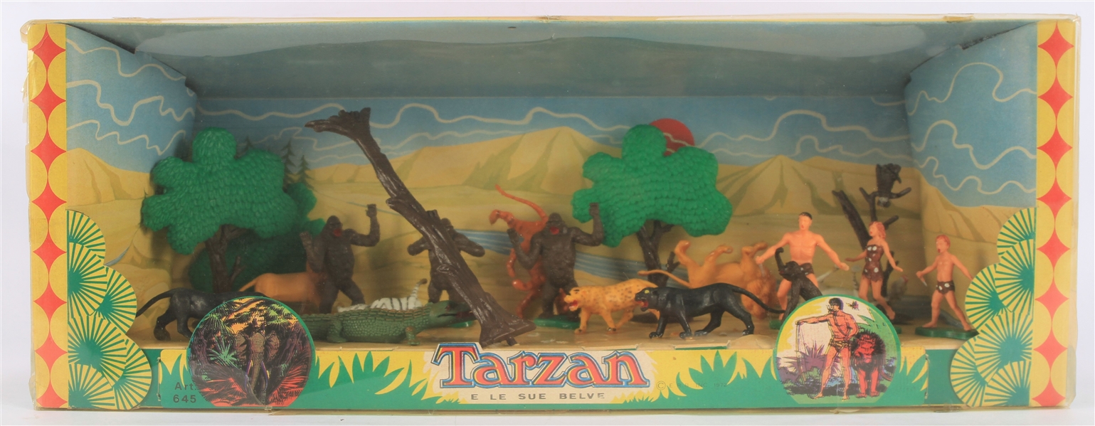 1972 Tarzan E Le Sue Belve MIB Dulcop Model Set