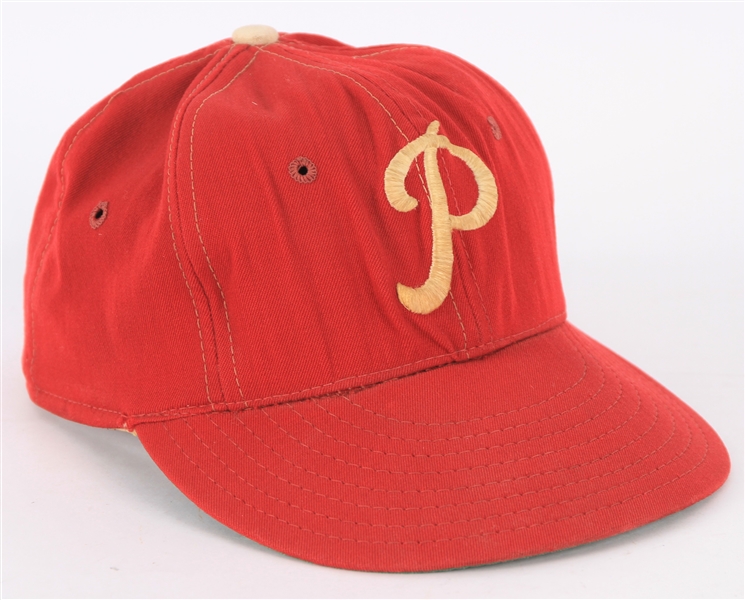 1967-69 Turk Farrell Philadelphia Phillies Game Worn Cap (MEARS LOA)