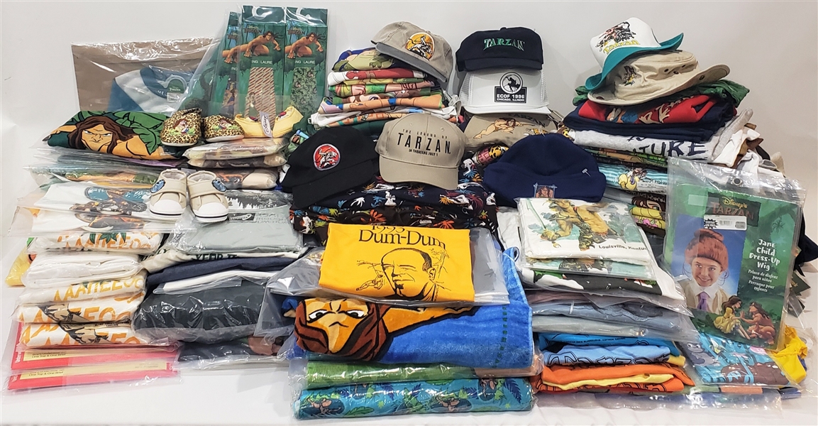 1970s-Present Tarzan Disney Clothing Lot