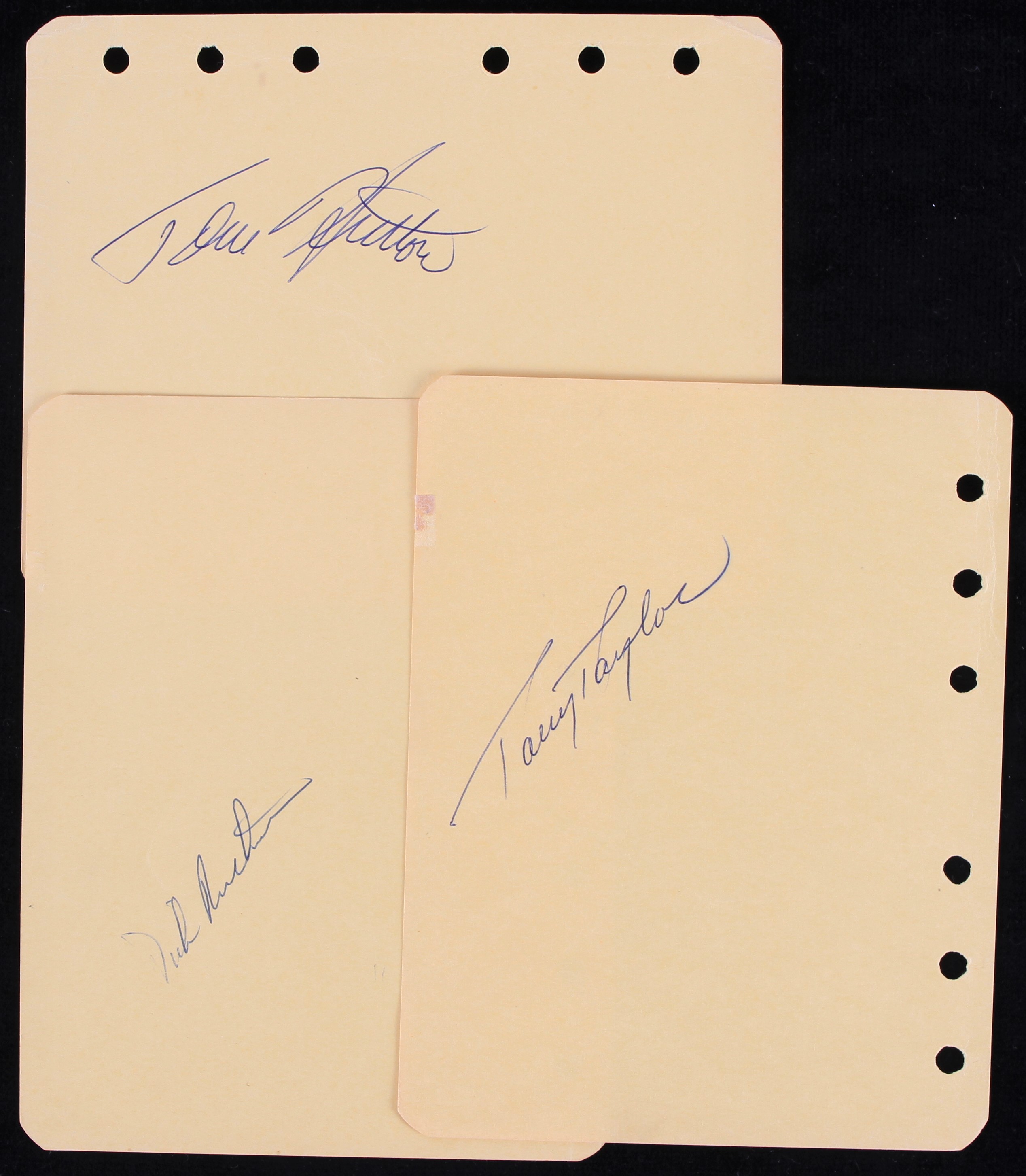 Lot Detail - 1970's Philadelphia Phillies Signed Autograph Book Pages ...