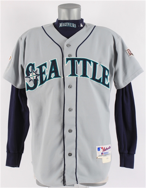 2001 Ichiro Suzuki Seattle Mariners Game Worn Road Jersey & Undershirt (MEARS A5) AL MVP & ROY Season