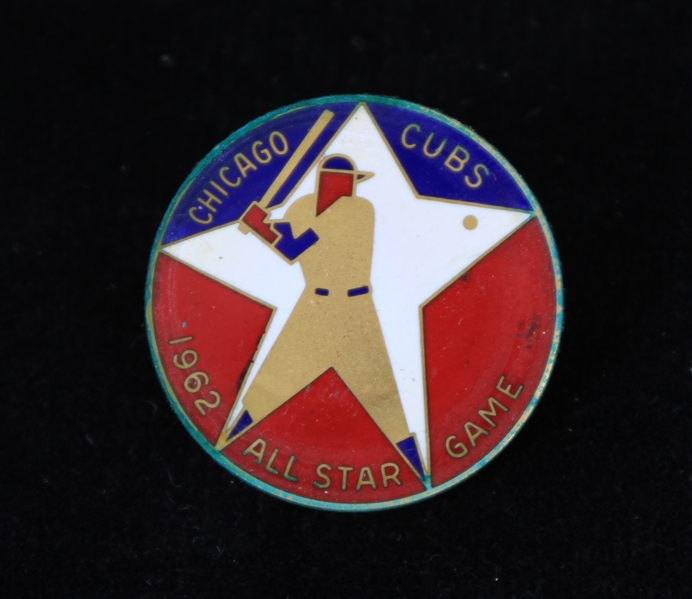 1962 MLB All Star Game Chicago Cubs Wrigley Field 1.25" Press Pin