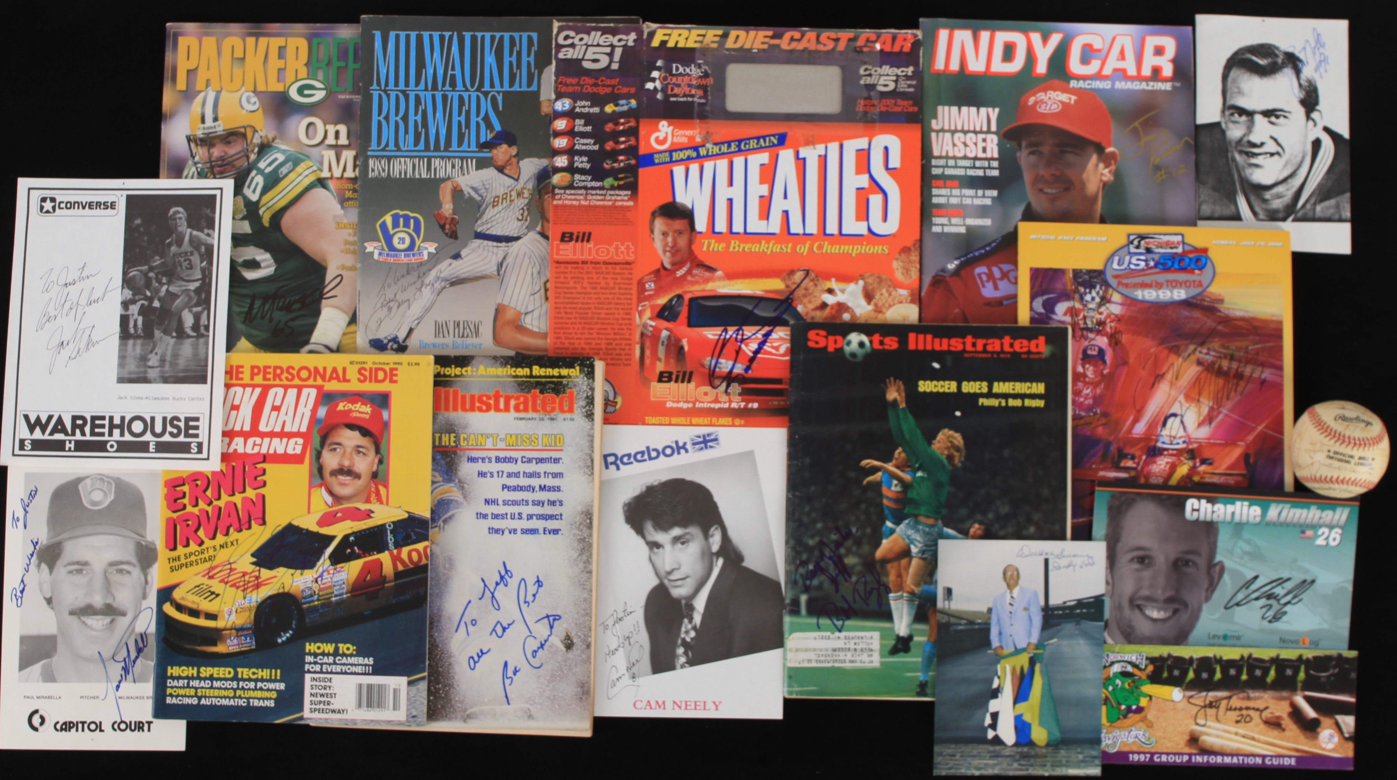 Lot Detail 1980s 2000s Baseball Football Basketball Auto Racing