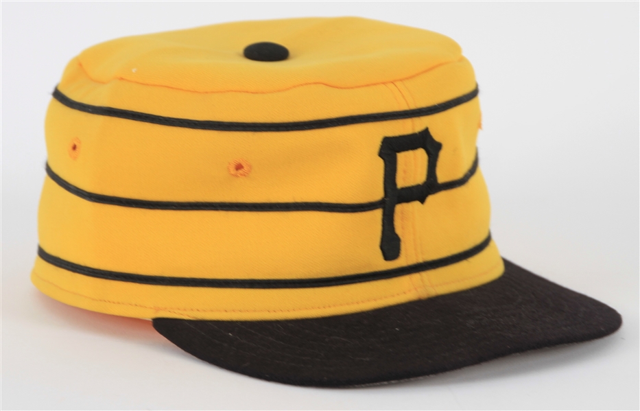 1982-84 Bob Skinner Pittsburgh Pirates Game Worn Pillbox Cap (MEARS LOA)