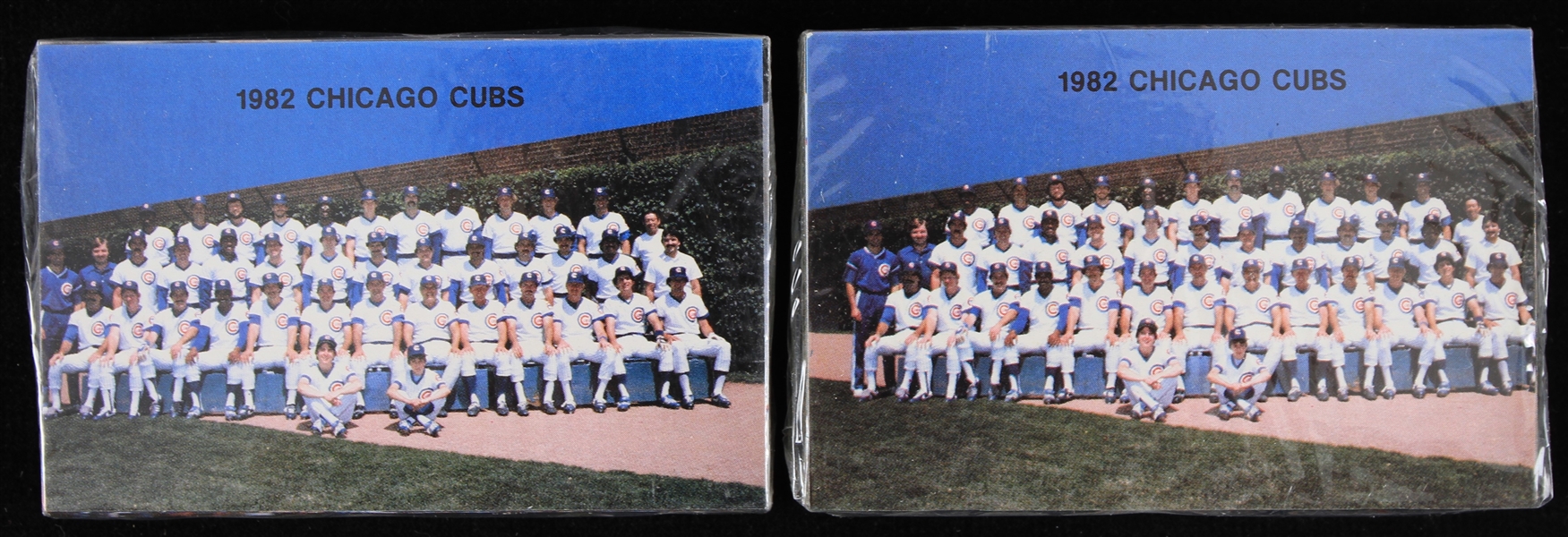1982 Chicago Cubs Red Lobster Sealed Baseball Trading Card Team Set - Lot of 2