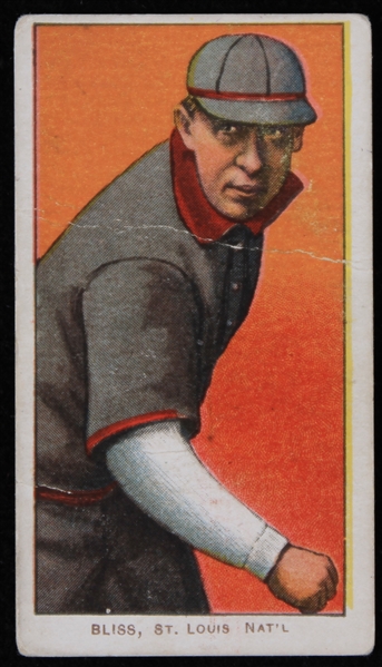 1909-11 Jack Bliss St. Louis Cardinals T206 Sweet Caporal 350 Baseball Trading Card