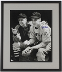 1939 Bob Feller Cleveland Indians Signed 18" x 27" Framed Black & White Photo (MEARS LOA)