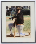 1970s Willie Stargell Pittsburgh Pirates Signed 10.5" x 12.5" Framed Photo (JSA)