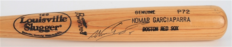 2002-04 Nomar Garciaparra Boston Red Sox Signed Louisville Slugger Professional Model Bat (MEARS LOA/JSA)